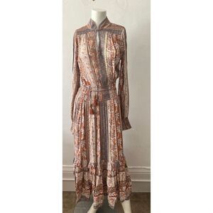 Faherty maxi dress XS western cottagecore farm ranch cowgirl boho Country Rustic